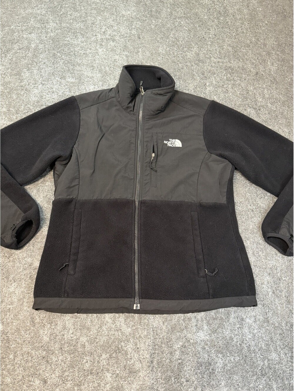The North Face Polartec Recycled Full Zip Fleece Jacket Black Women’s Large